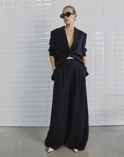 Withblack - WBMaritsa HW Wide Bukser - Black 